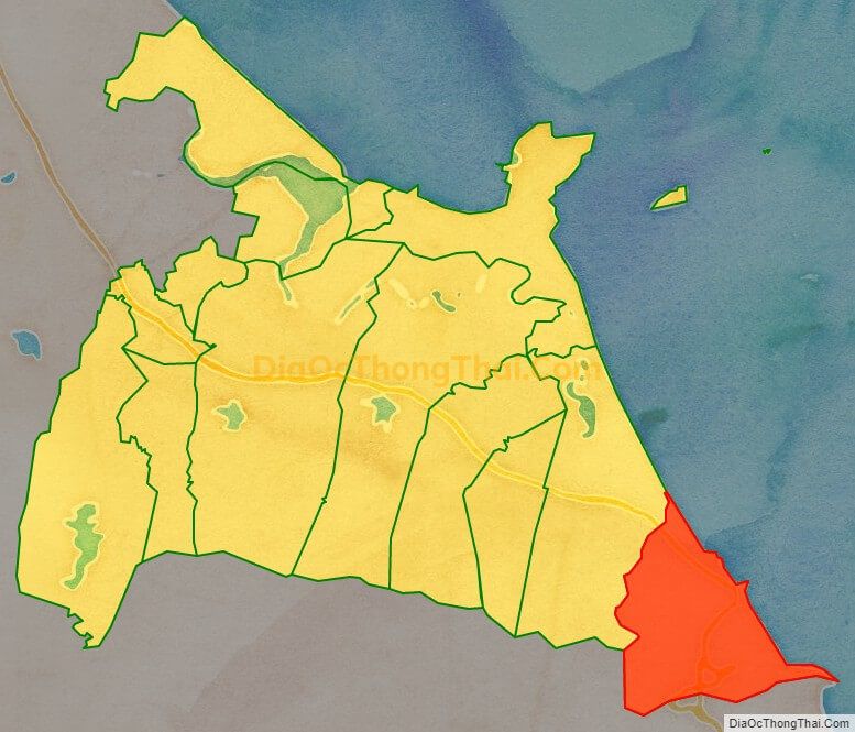 Bản đồ vị trí và địa giới hành chính Xã Kỳ Nam, thị xã Kỳ Anh