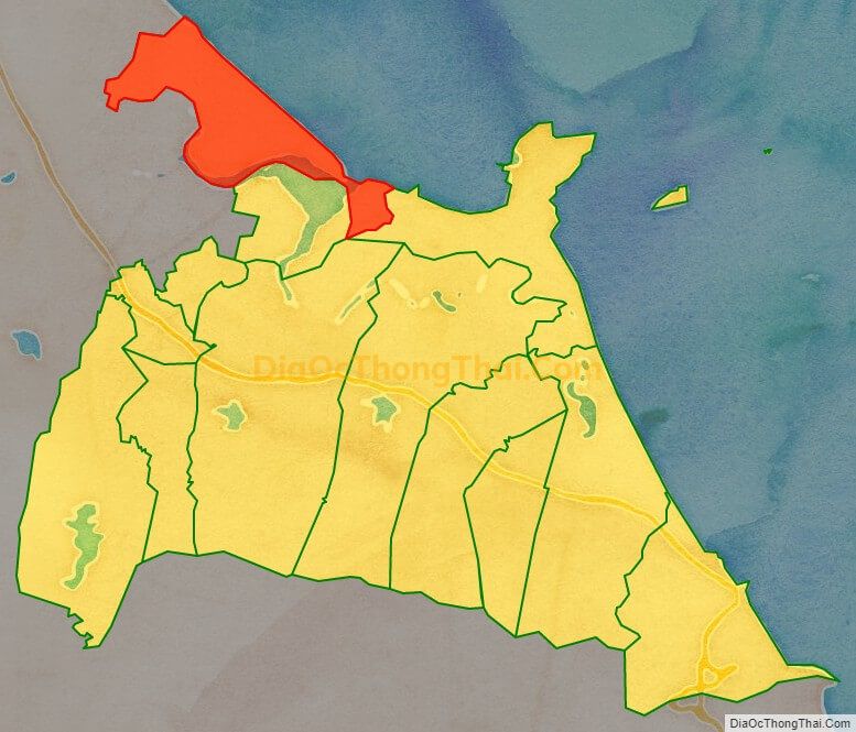 Bản đồ vị trí và địa giới hành chính Xã Kỳ Ninh, thị xã Kỳ Anh