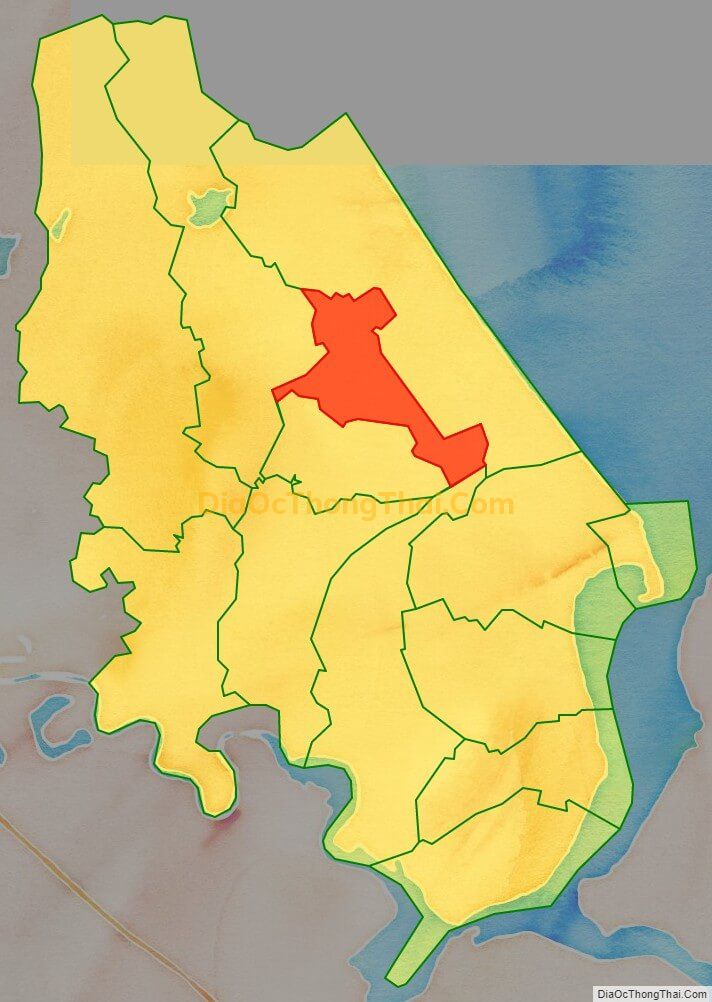 Bản đồ vị trí và địa giới hành chính Xã An Lộc (cũ), huyện Lộc Hà