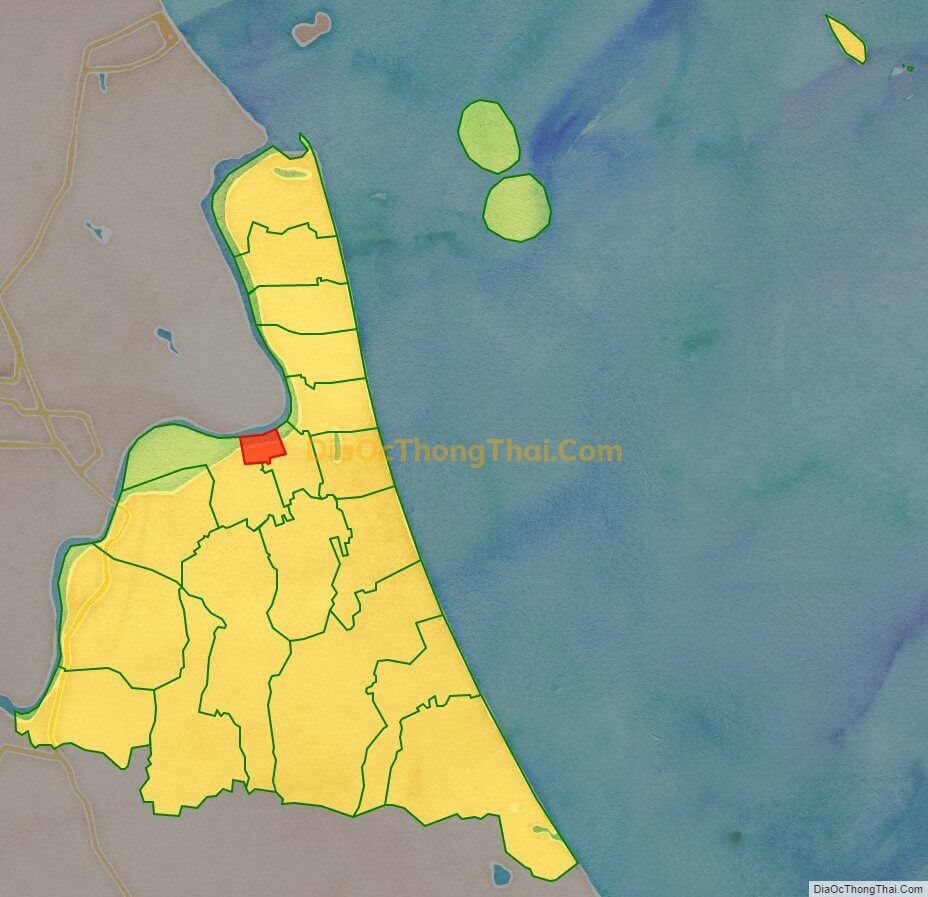 Bản đồ vị trí và địa giới hành chính Thị trấn Nghi Xuân (cũ), huyện Nghi Xuân