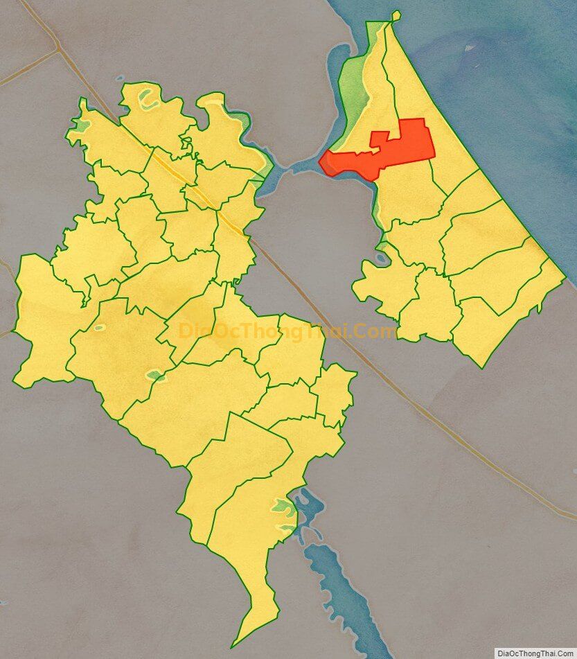Bản đồ vị trí và địa giới hành chính Xã Thạch Đỉnh (cũ), huyện Thạch Hà