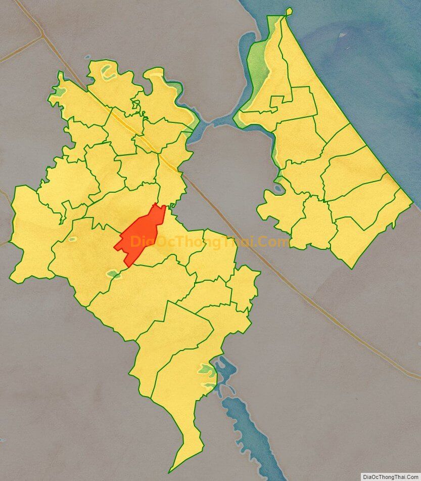 Bản đồ vị trí và địa giới hành chính Xã Thạch Lưu (cũ), huyện Thạch Hà