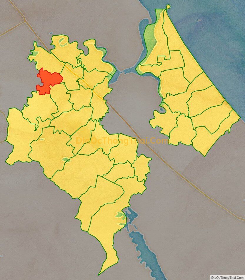 Bản đồ vị trí và địa giới hành chính Xã Việt Xuyên (cũ), huyện Thạch Hà