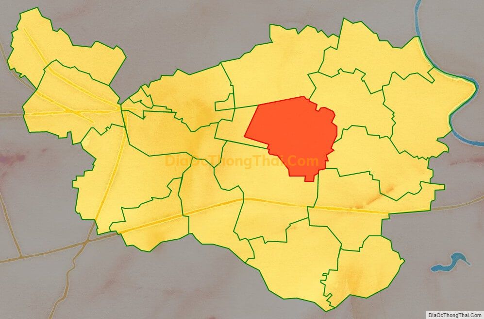 Bản đồ vị trí và địa giới hành chính Xã Cẩm Định (cũ), huyện Cẩm Giàng