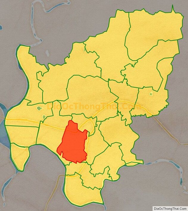 Bản đồ vị trí và địa giới hành chính Phường Chí Minh, TP Chí Linh