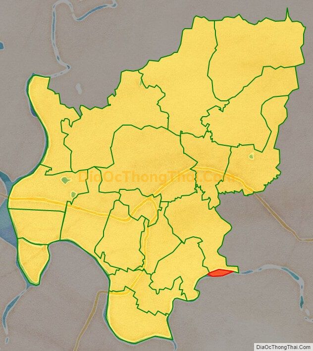 Bản đồ vị trí và địa giới hành chính Xã Kênh Giang (cũ), TP Chí Linh