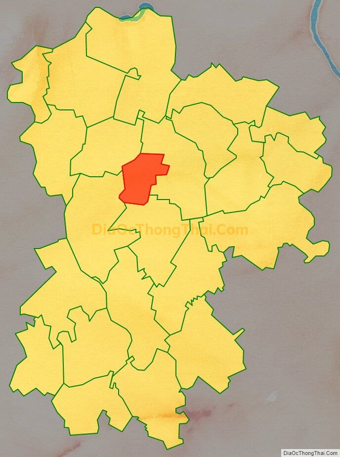 Bản đồ vị trí và địa giới hành chính Xã Phương Hưng (cũ), huyện Gia Lộc