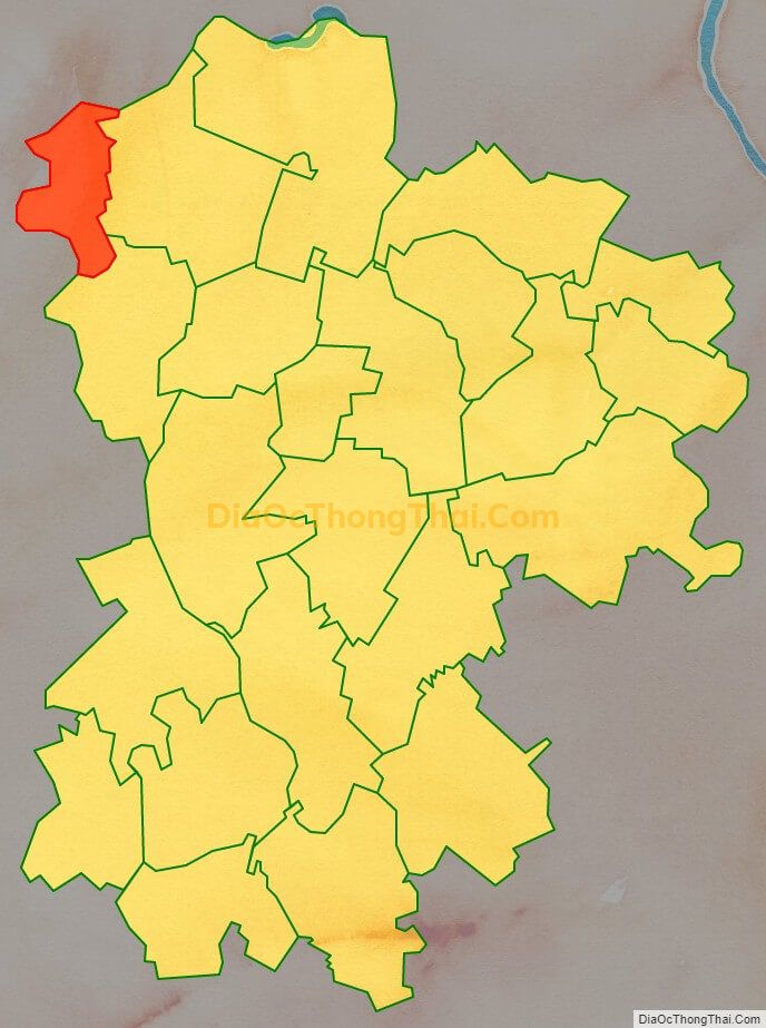 Bản đồ vị trí và địa giới hành chính Xã Trùng Khánh (cũ), huyện Gia Lộc