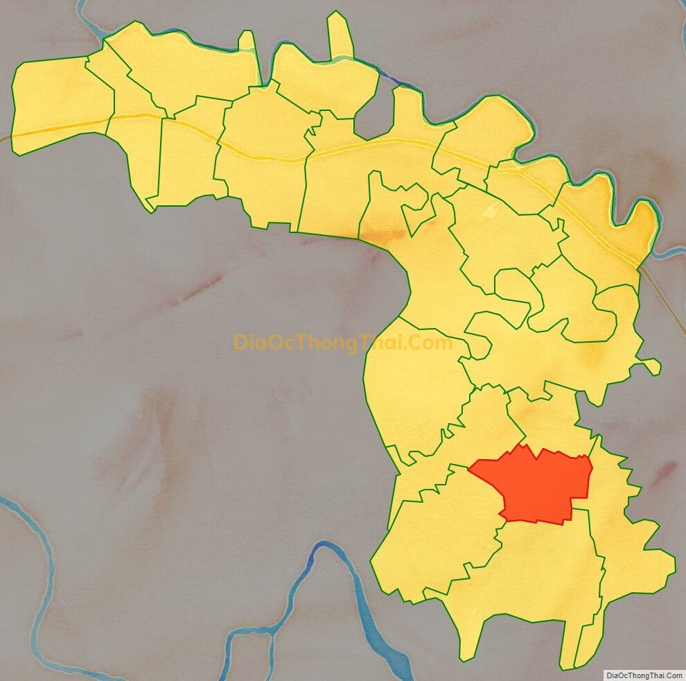 Bản đồ vị trí và địa giới hành chính Xã Đồng Gia (cũ), huyện Kim Thành