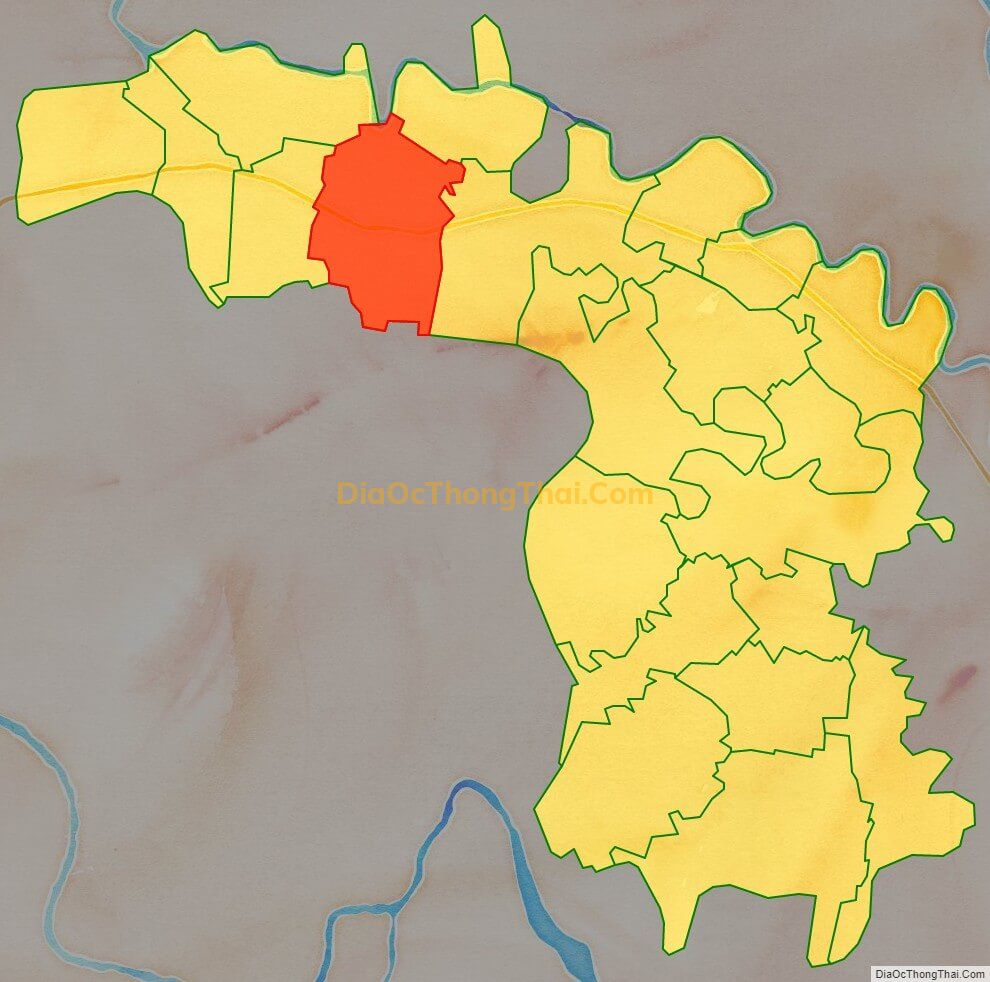 Bản đồ vị trí và địa giới hành chính Xã Tuấn Hưng (cũ), huyện Kim Thành