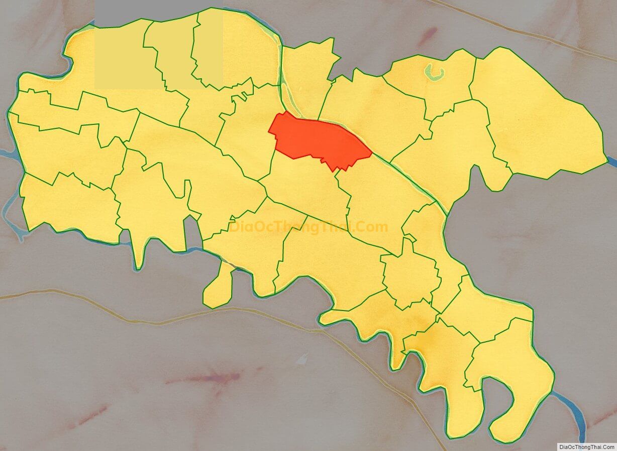 Bản đồ vị trí và địa giới hành chính Xã Phạm Mệnh (cũ), huyện Kinh Môn