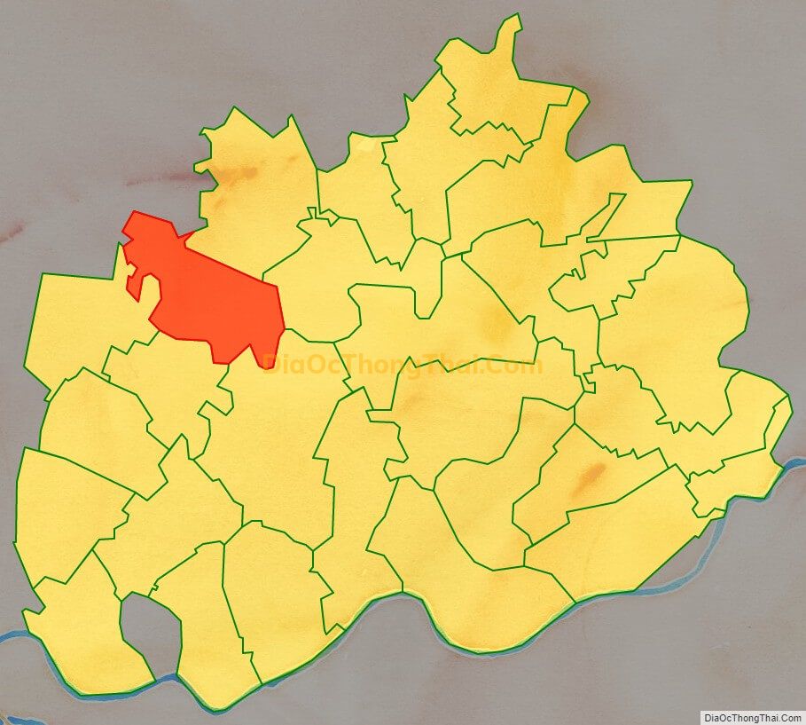 Bản đồ vị trí và địa giới hành chính Xã An Đức, huyện Ninh Giang