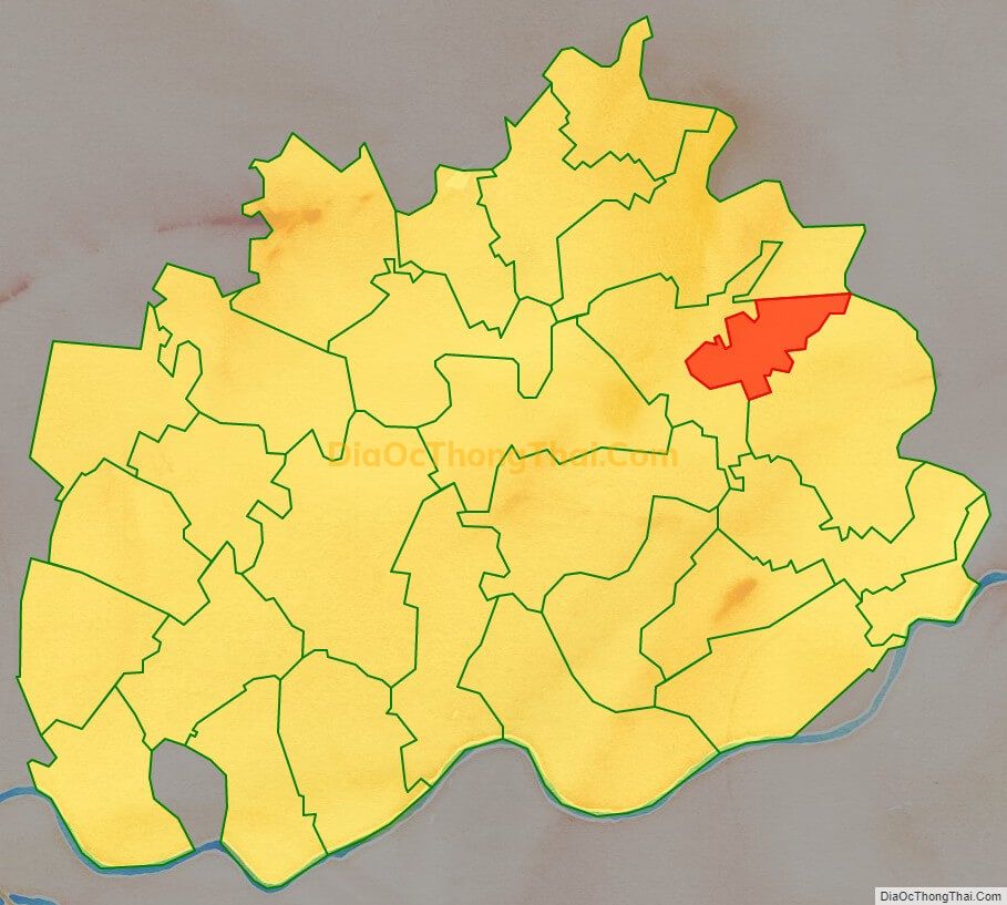 Bản đồ vị trí và địa giới hành chính Xã Ninh Thành (cũ), huyện Ninh Giang