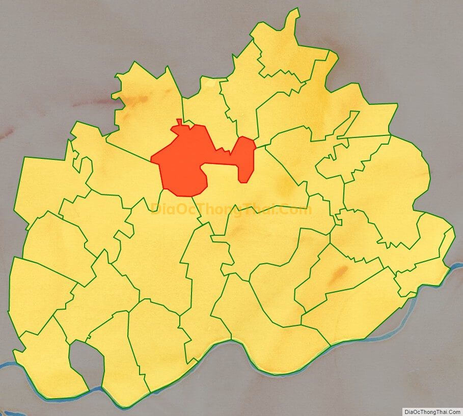 Bản đồ vị trí và địa giới hành chính Xã Vạn Phúc, huyện Ninh Giang