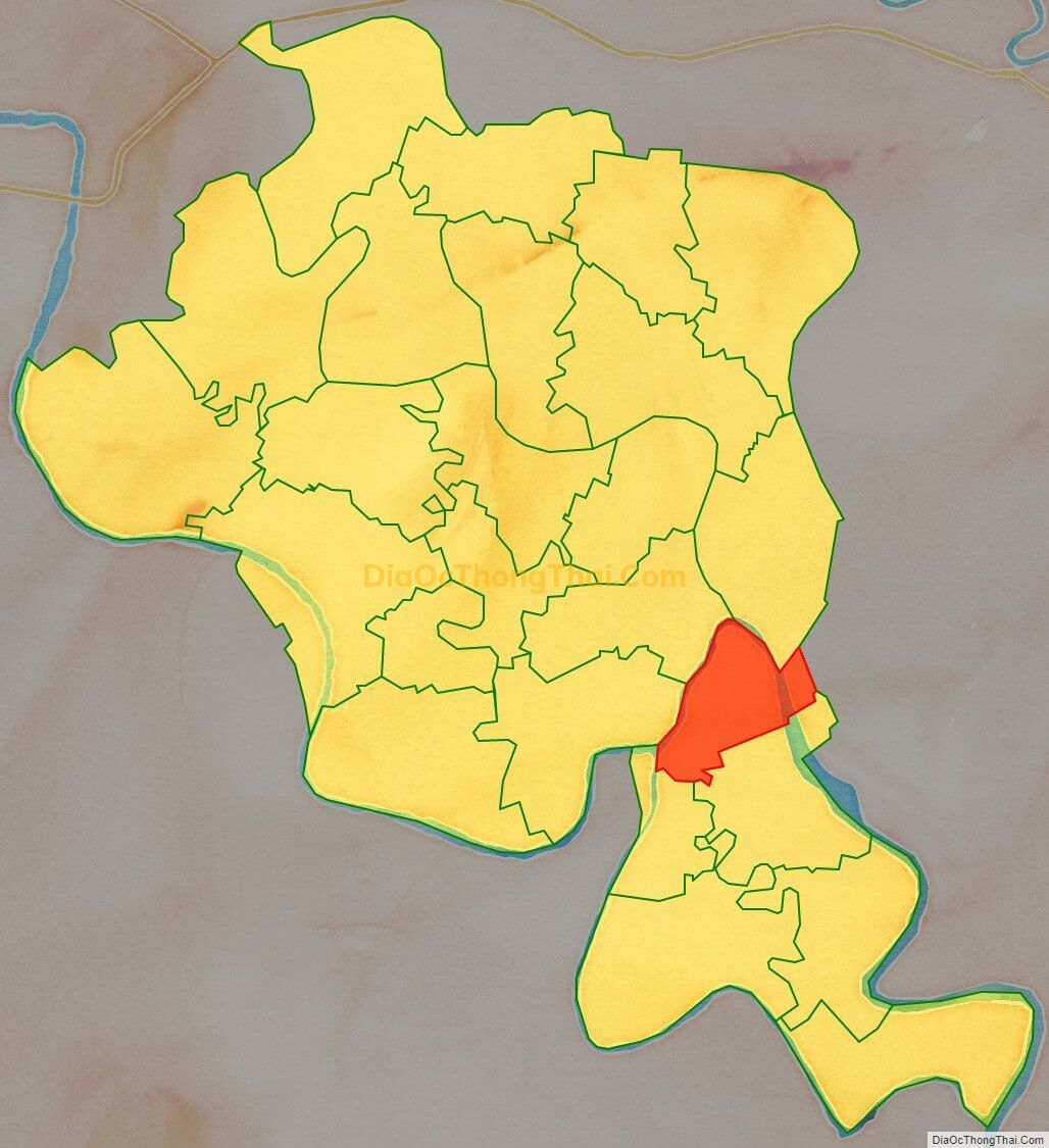 Bản đồ vị trí và địa giới hành chính Xã Hợp Đức (cũ), huyện Thanh Hà
