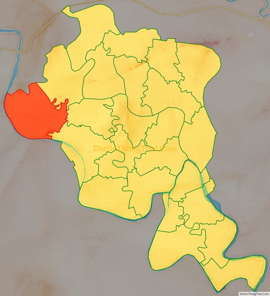 Bản đồ vị trí và địa giới hành chính Xã Tiền Tiến (cũ), huyện Thanh Hà