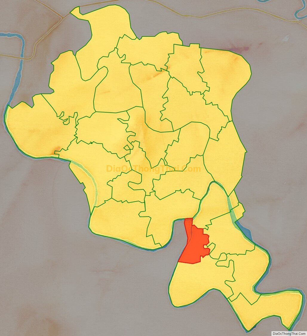 Bản đồ vị trí và địa giới hành chính Xã Trường Thành (cũ), huyện Thanh Hà