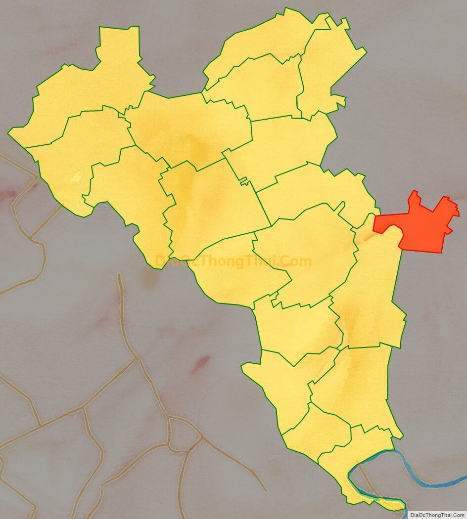 Bản đồ vị trí và địa giới hành chính Xã Hùng Sơn (cũ), huyện Thanh Miện