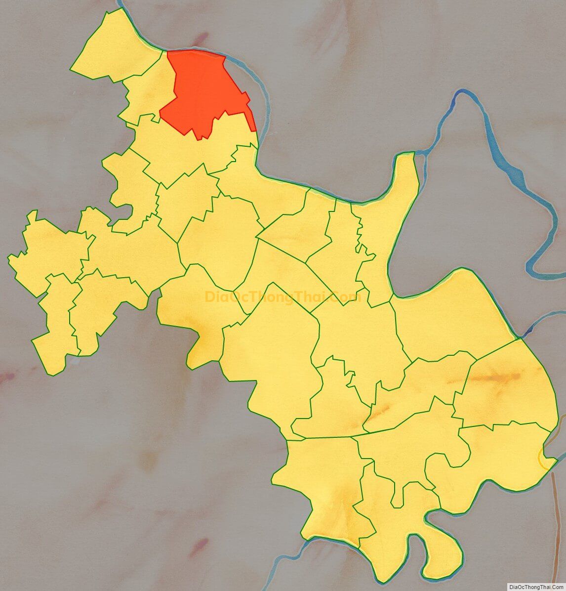 Bản đồ vị trí và địa giới hành chính Xã Đại Đồng (cũ), huyện Tứ Kỳ