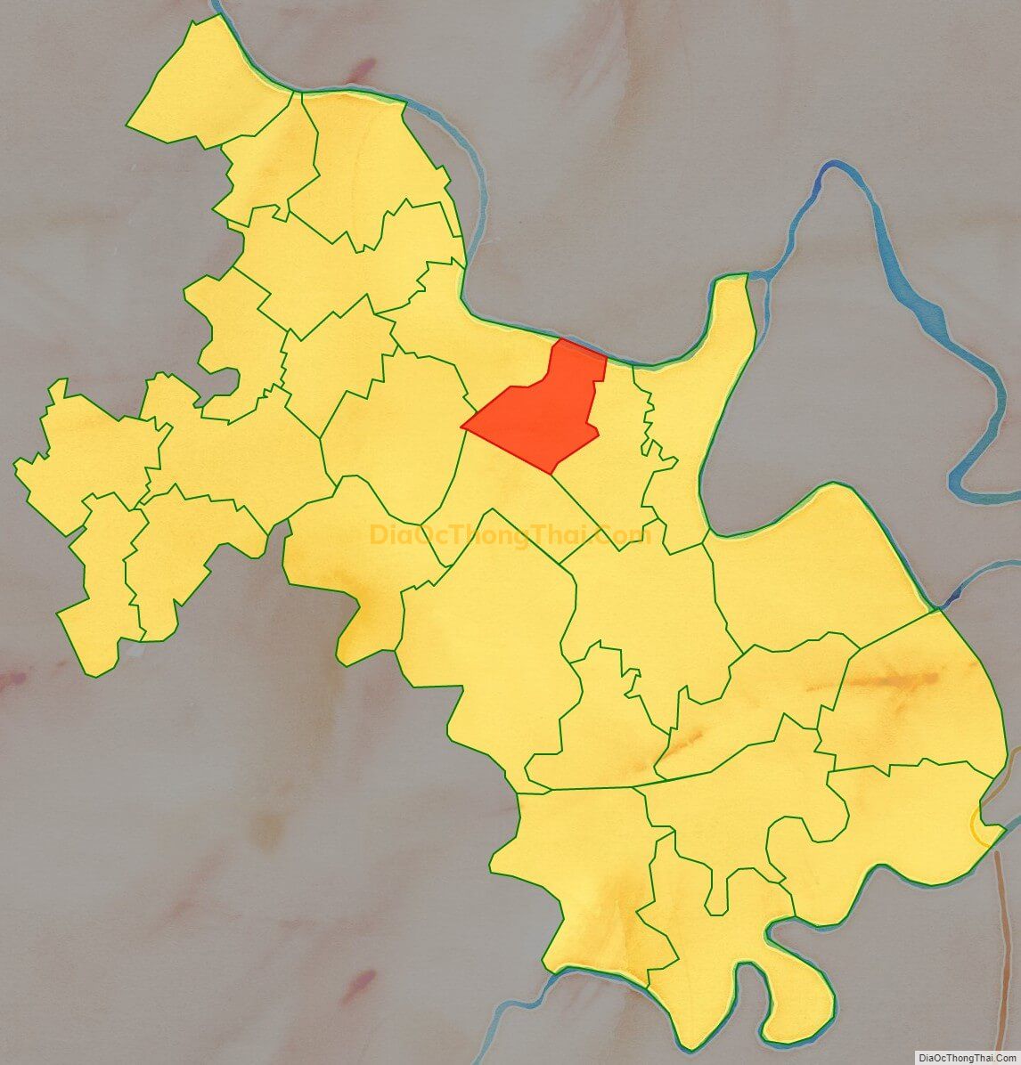 Bản đồ vị trí và địa giới hành chính Xã Đông Kỳ (cũ), huyện Tứ Kỳ