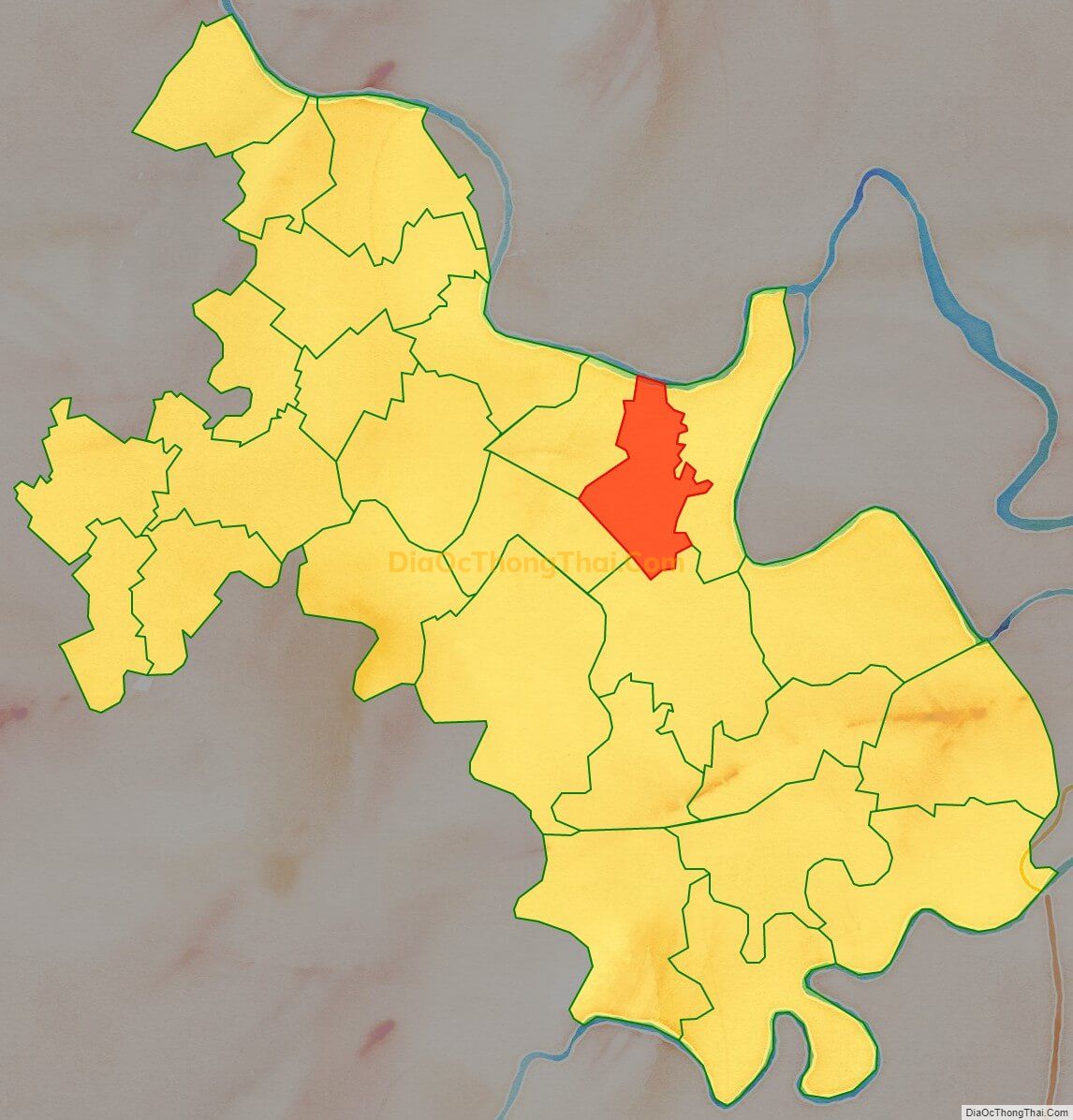 Bản đồ vị trí và địa giới hành chính Xã Tây Kỳ (cũ), huyện Tứ Kỳ