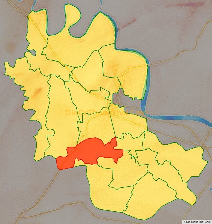 Bản đồ vị trí và địa giới hành chính Xã Lê Lợi, huyện An Dương