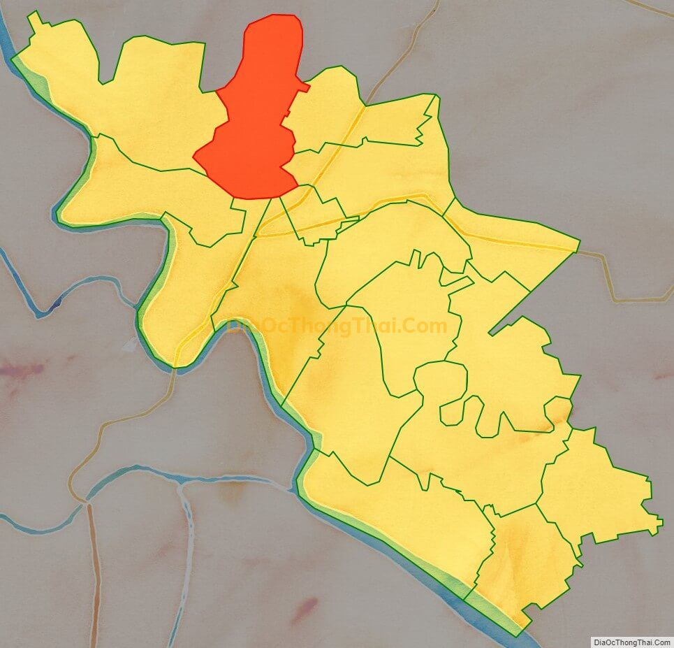 Bản đồ vị trí và địa giới hành chính Xã Trường Thọ, huyện An Lão