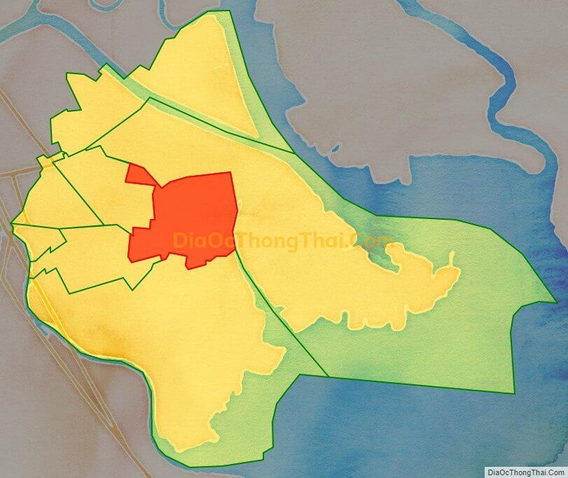 Bản đồ vị trí và địa giới hành chính Phường Nam Hải, quận Hải An