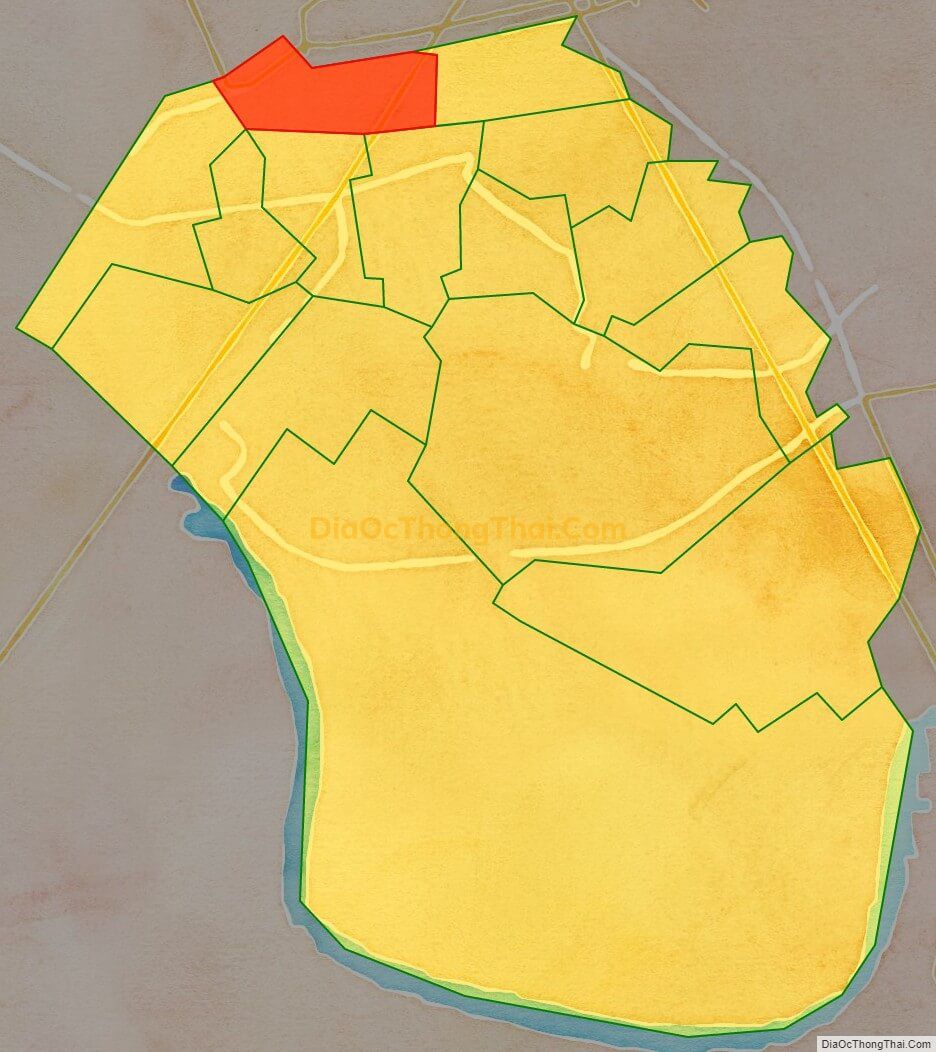 Bản đồ vị trí và địa giới hành chính Phường Cát Dài, quận Lê Chân