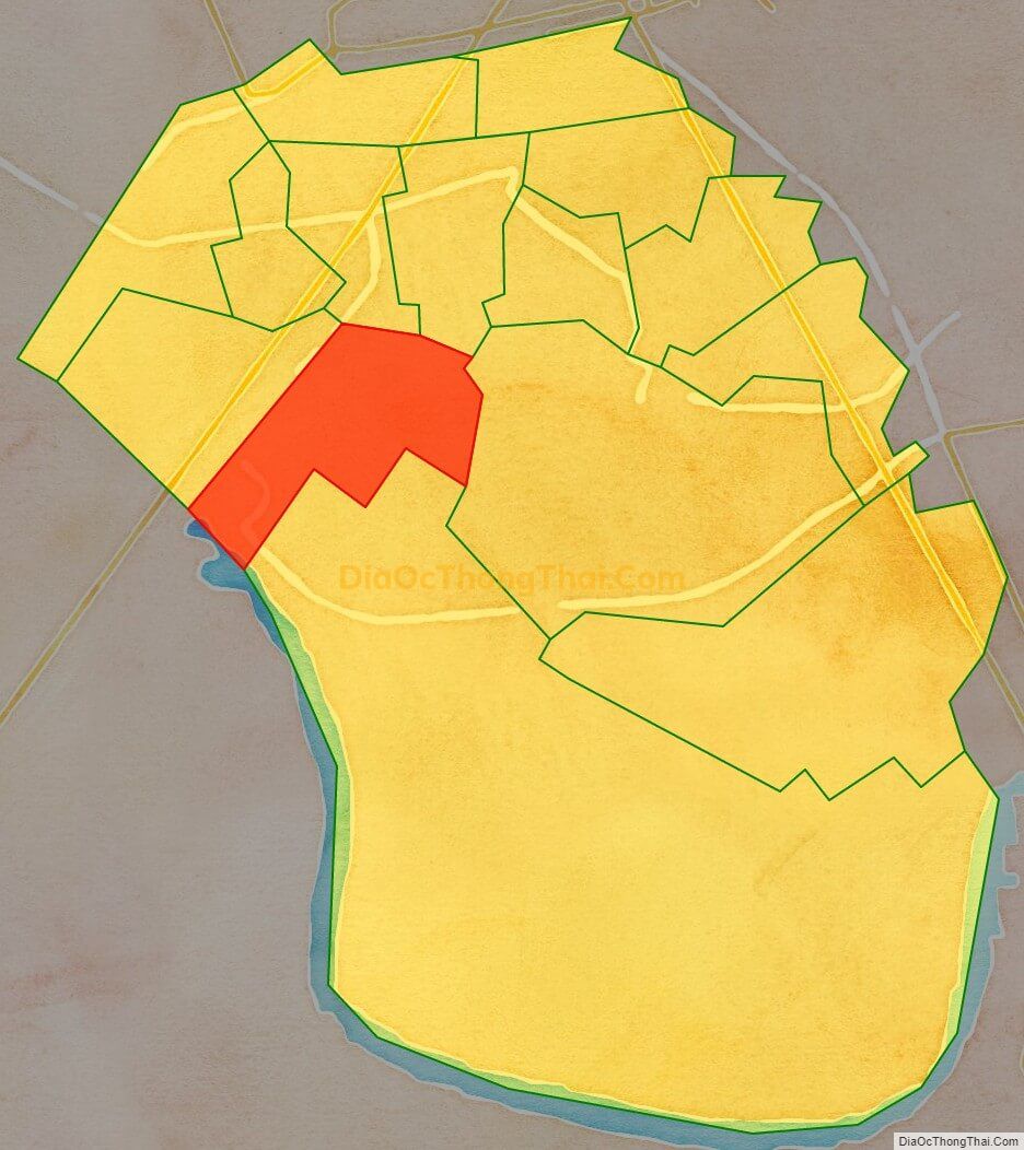 Bản đồ vị trí và địa giới hành chính Phường Nghĩa Xá, quận Lê Chân