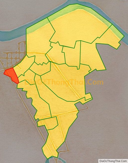 Bản đồ vị trí và địa giới hành chính Phường Cầu Đất, quận Ngô Quyền