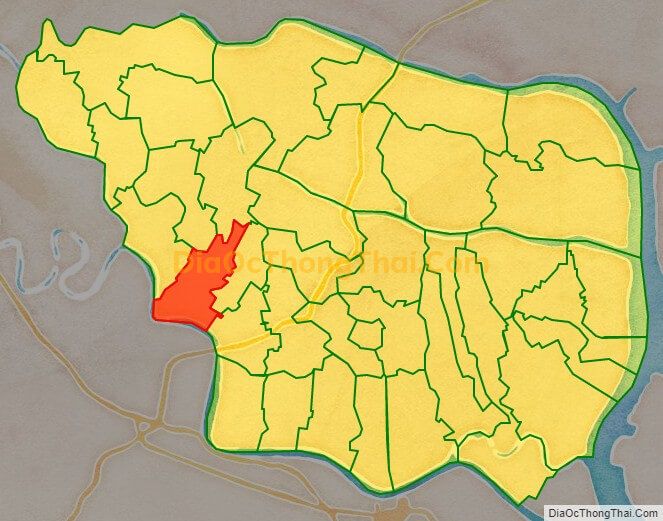 Bản đồ vị trí và địa giới hành chính Xã Cao Nhân, huyện Thủy Nguyên