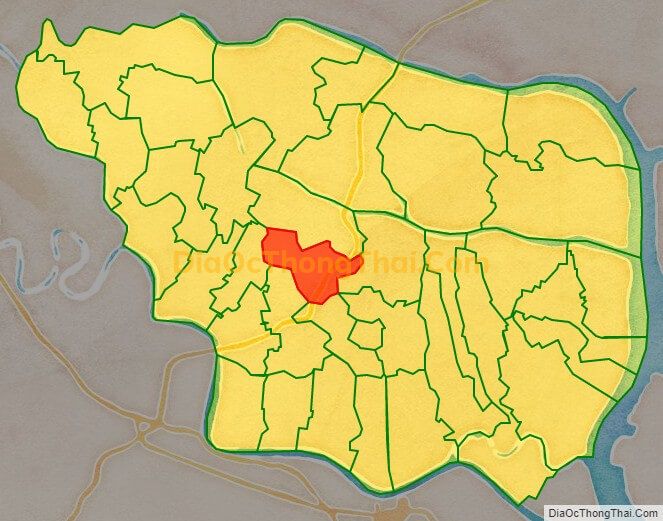 Bản đồ vị trí và địa giới hành chính Xã Đông Sơn, huyện Thủy Nguyên