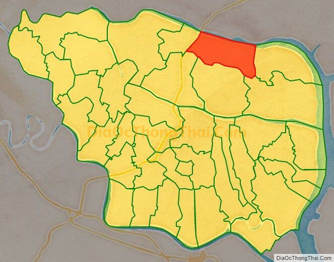 Bản đồ vị trí và địa giới hành chính Xã Gia Minh, huyện Thủy Nguyên
