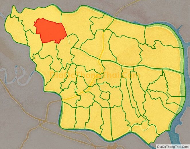 Bản đồ vị trí và địa giới hành chính Xã Kỳ Sơn, huyện Thủy Nguyên
