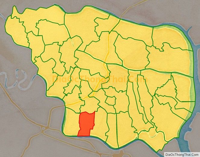 Bản đồ vị trí và địa giới hành chính Xã Lâm Động, huyện Thủy Nguyên