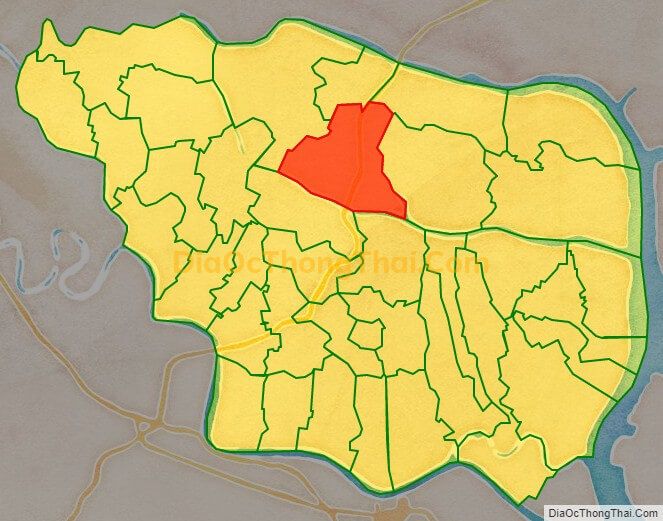 Bản đồ vị trí và địa giới hành chính Xã Lưu Kiếm, huyện Thủy Nguyên
