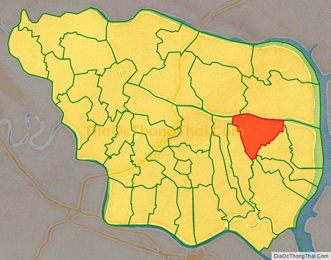 Bản đồ vị trí và địa giới hành chính Xã Ngũ Lão, huyện Thủy Nguyên