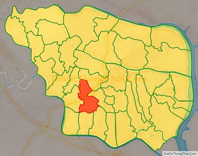 Bản đồ vị trí và địa giới hành chính Xã Thiên Hương, huyện Thủy Nguyên