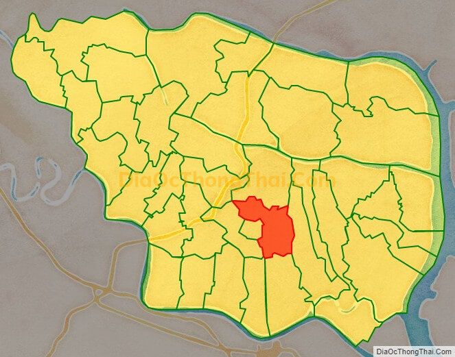 Bản đồ vị trí và địa giới hành chính Xã Thủy Đường, huyện Thủy Nguyên