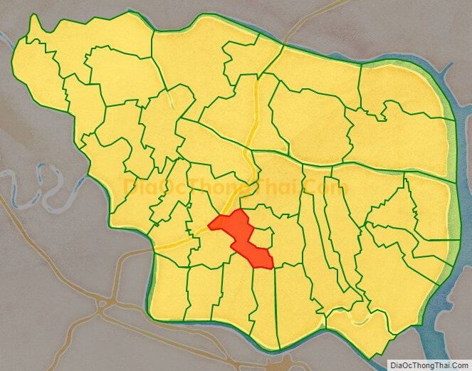 Bản đồ vị trí và địa giới hành chính Xã Thủy Sơn, huyện Thủy Nguyên