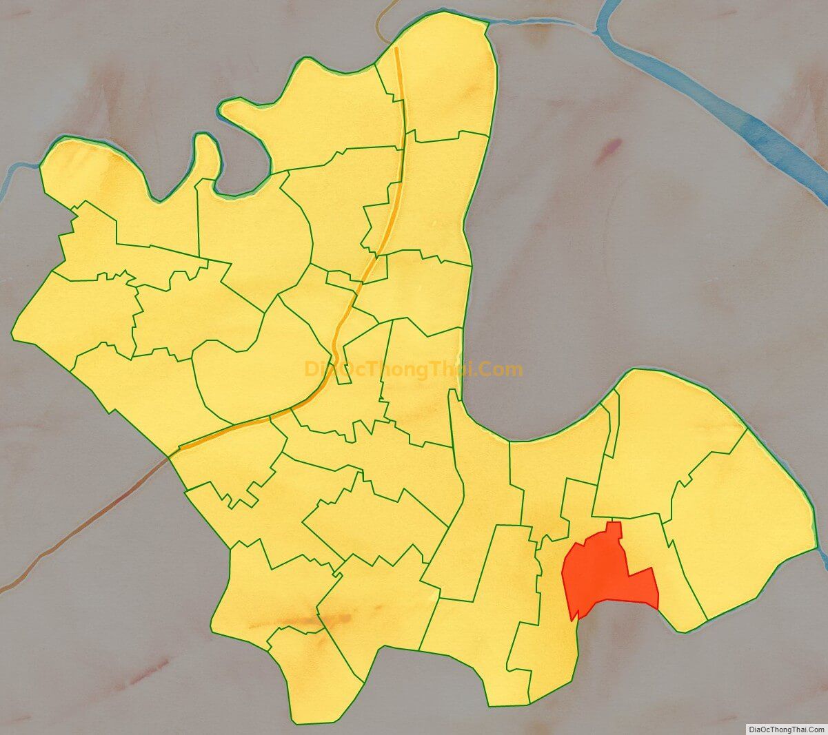 Bản đồ vị trí và địa giới hành chính Xã Cổ Am, huyện Vĩnh Bảo