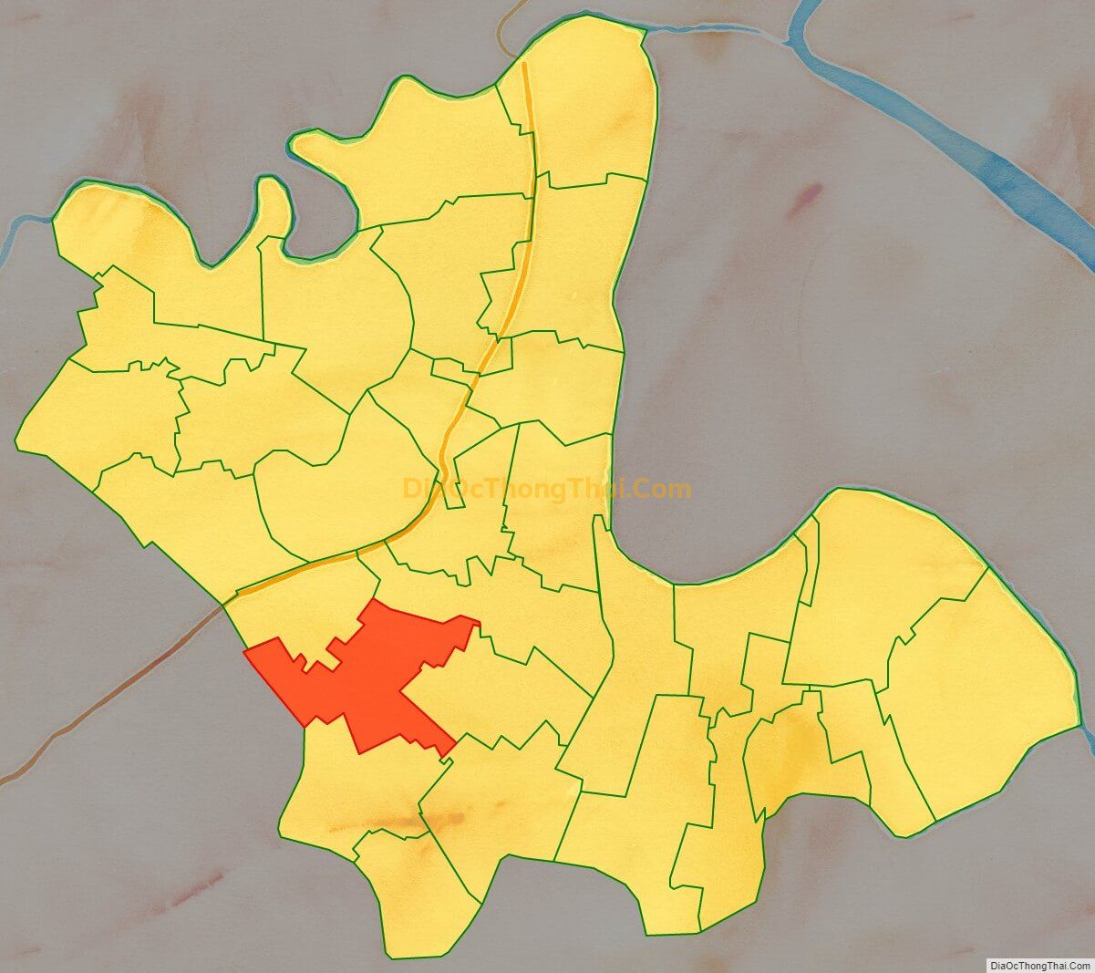 Bản đồ vị trí và địa giới hành chính Xã Đồng Minh, huyện Vĩnh Bảo