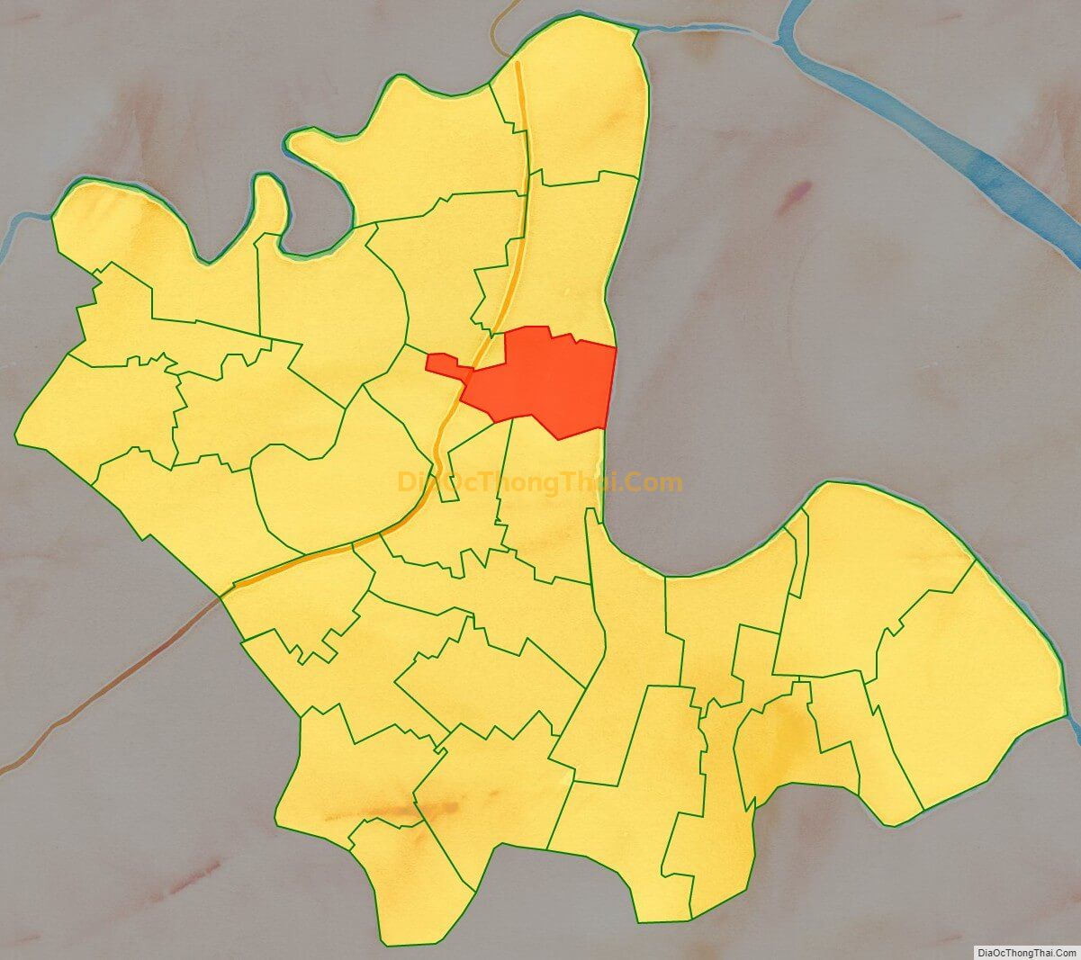 Bản đồ vị trí và địa giới hành chính Xã Tân Liên, huyện Vĩnh Bảo