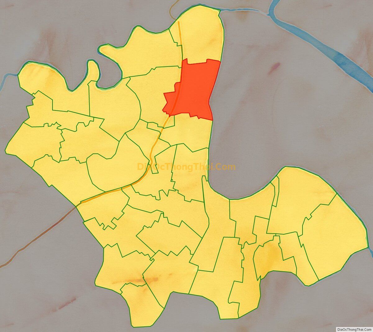 Bản đồ vị trí và địa giới hành chính Xã Vĩnh An, huyện Vĩnh Bảo
