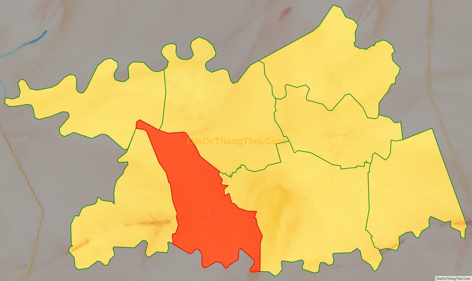 Bản đồ vị trí và địa giới hành chính Xã Lương Tâm, huyện Long Mỹ