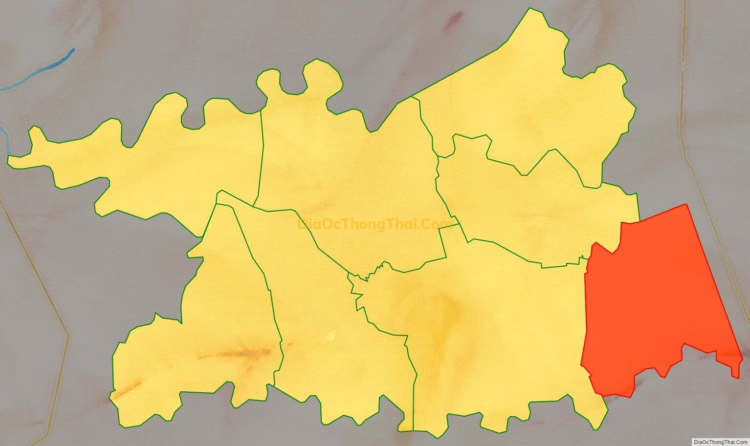 Bản đồ vị trí và địa giới hành chính Xã Thuận Hòa, huyện Long Mỹ
