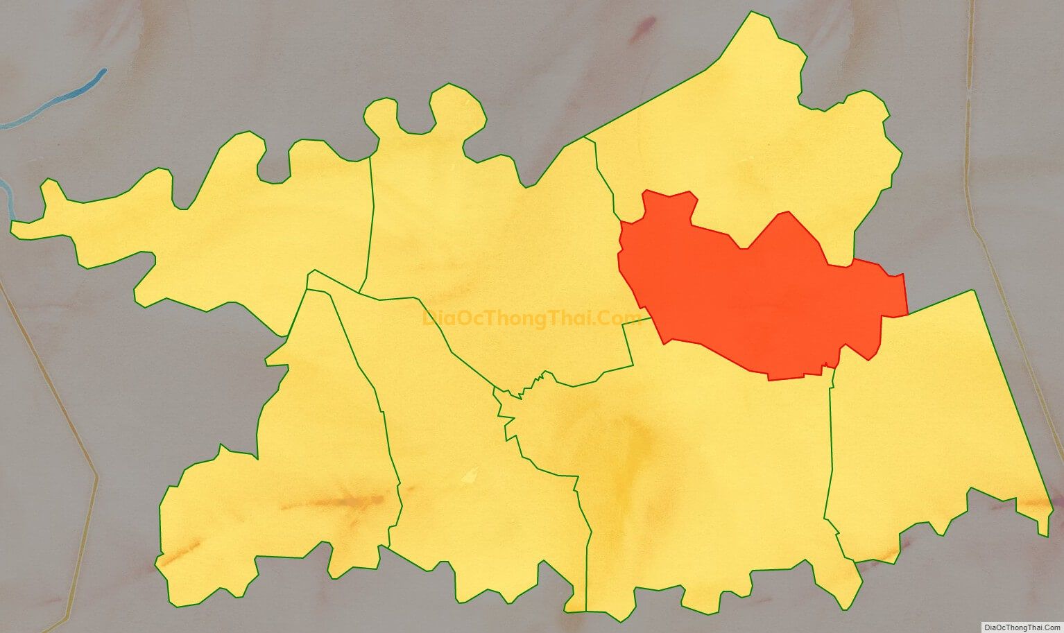 Bản đồ vị trí và địa giới hành chính Xã Thuận Hưng, huyện Long Mỹ