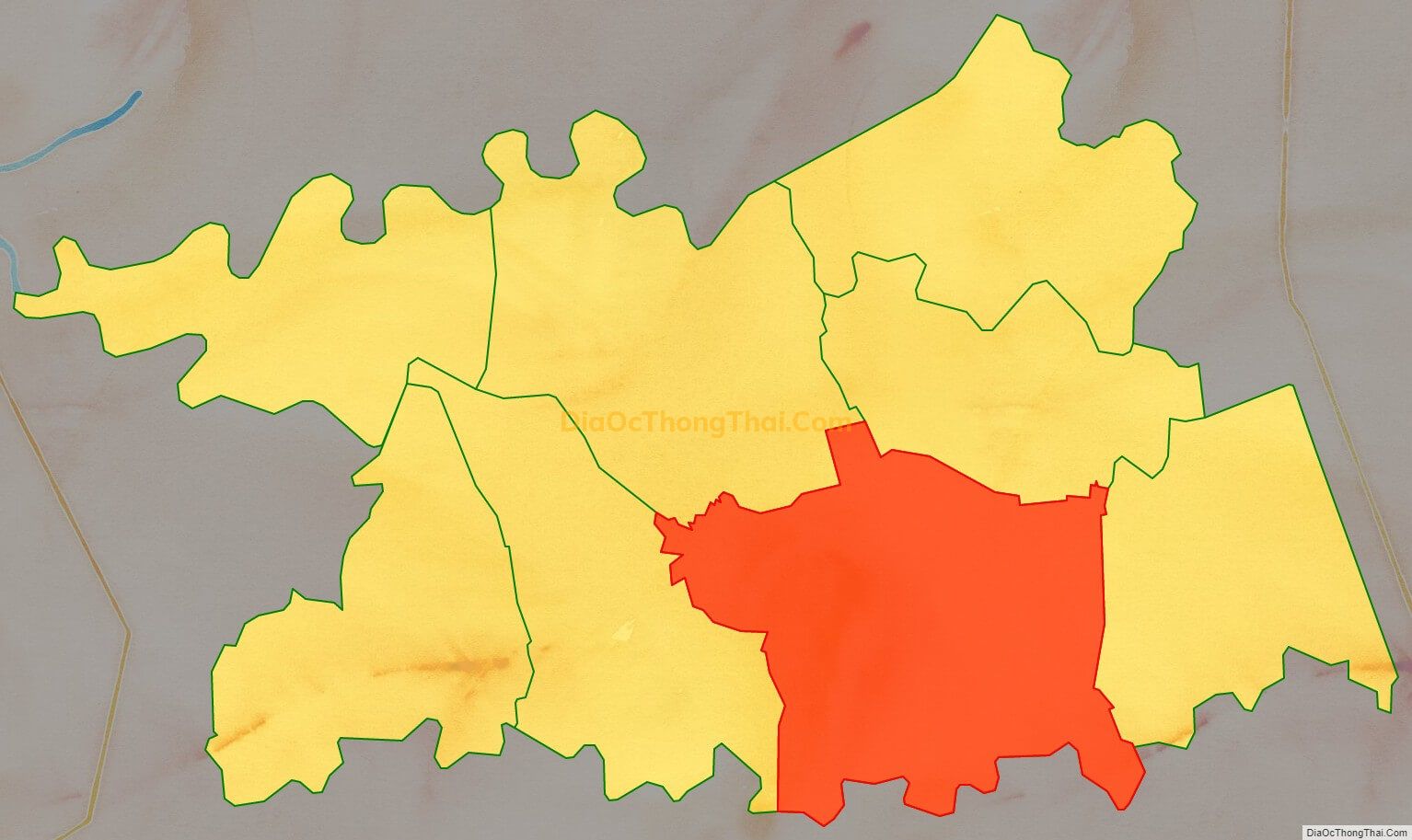Bản đồ vị trí và địa giới hành chính Xã Xà Phiên, huyện Long Mỹ