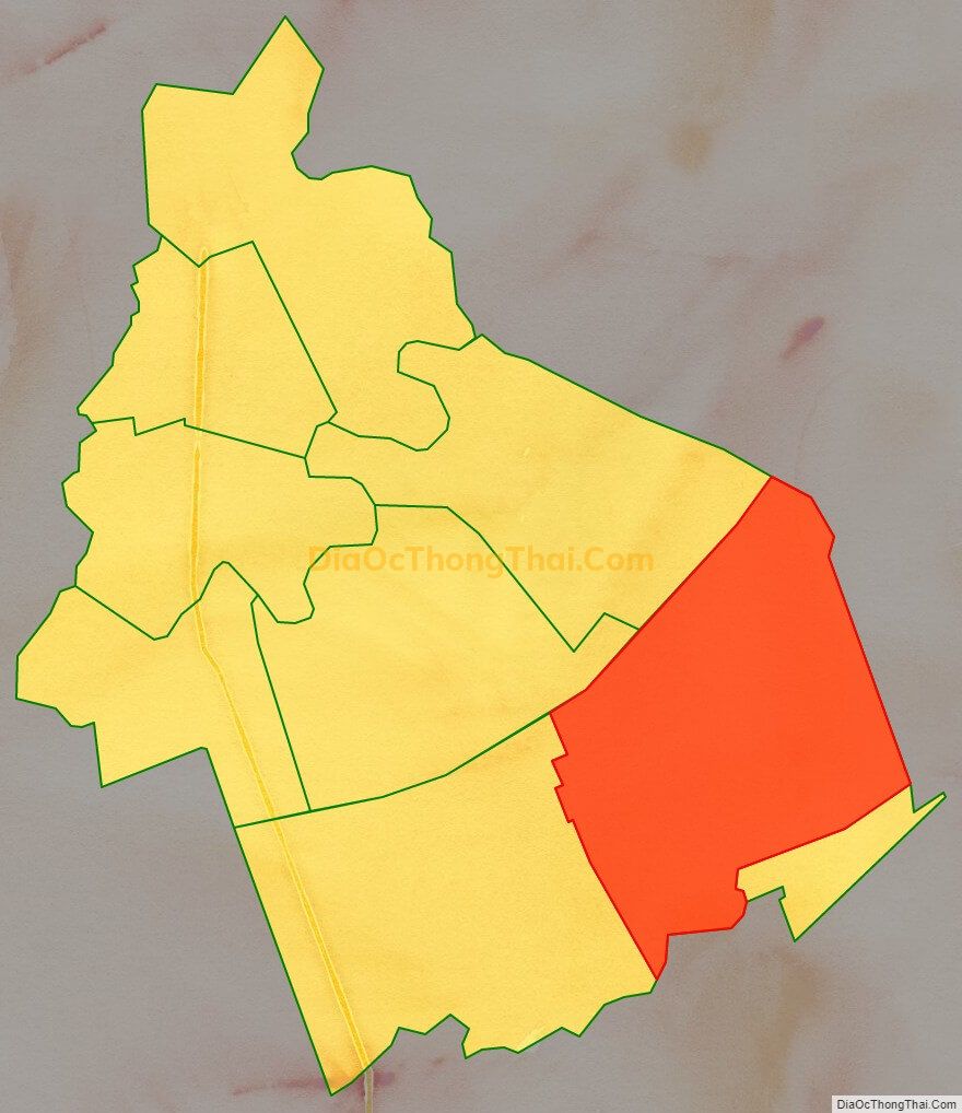 Bản đồ vị trí và địa giới hành chính Xã Tân Phú, thị xã Long Mỹ